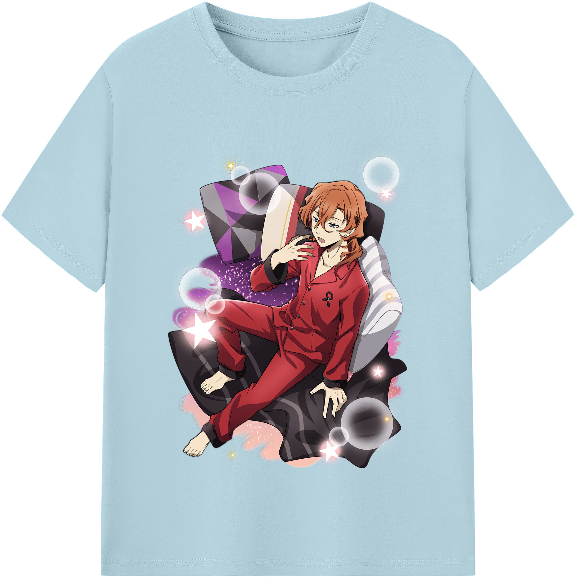 （画像用） 文豪ストレイドッグス Bungo Stray Dogs 綿100％半袖Tシャツ（フロントプリント）
